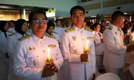 โรงเรียนบ้านสุไหงโก-ลก ร่วมพิธีถวายเครื่องราชสักการะและถวายพระพรชัยมงคล เนื่องในวันเฉลิมพระชนมพรรษา สมเด็จพระนางเจ้าฯ พระบรมราชินี